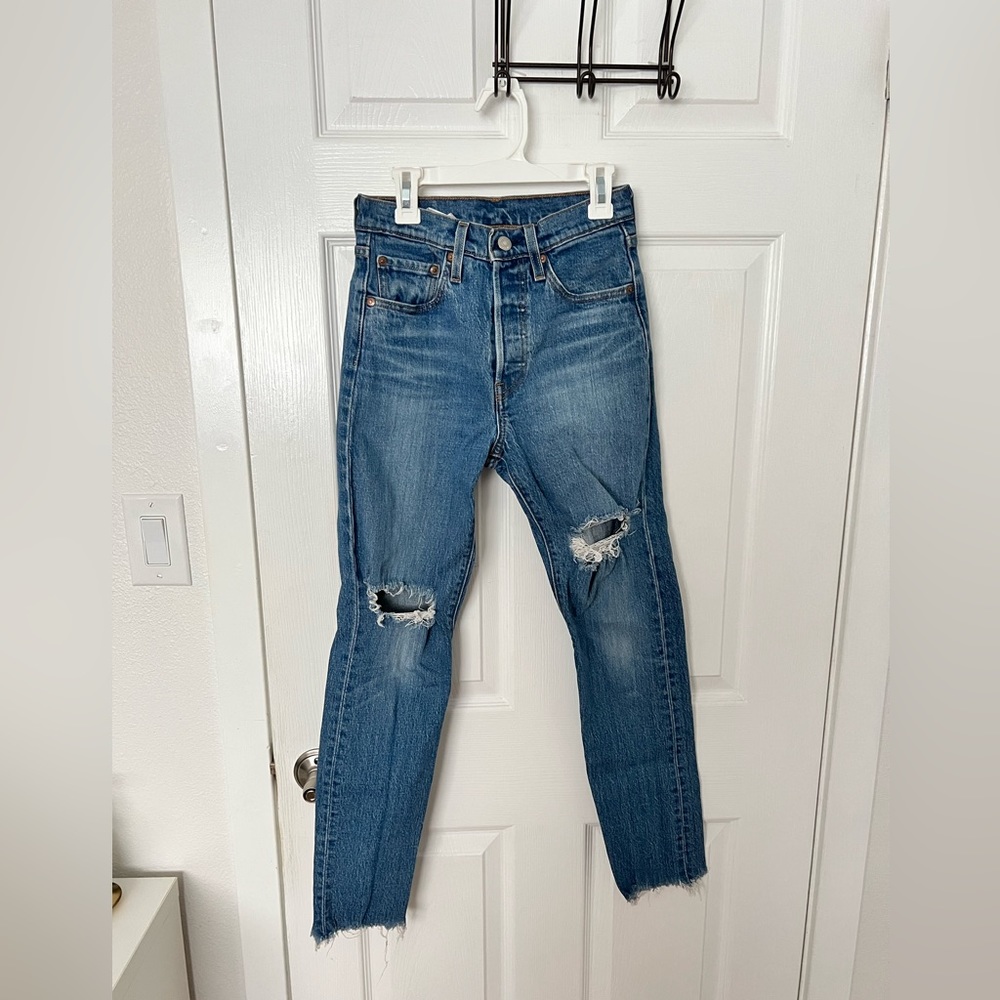 Womens Levi 501’s skinny!